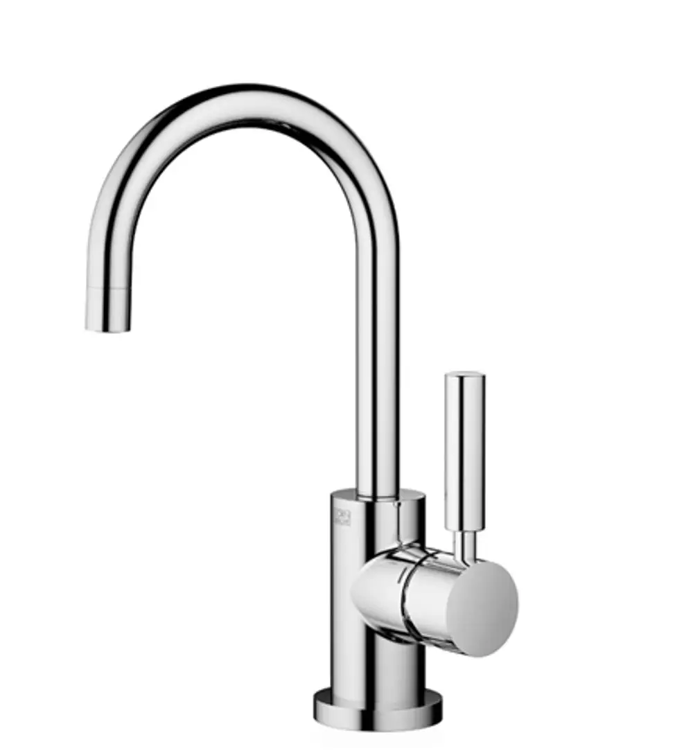 Dornbracht-TARA.-Waschtisch-Einhandbatterie-mit Ablaufgarnitur-Ausladung 137mm-schwarz matt, 33500882-33 Galeriebild 1